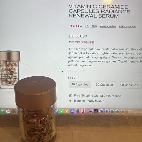 Elizabeth  Arden - 5 full size + white tea mini and bag - Picture 2 of 11